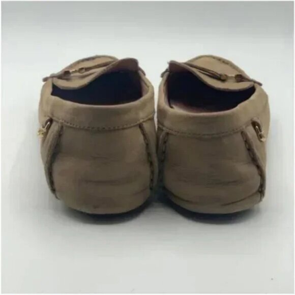 UGG Callen Suede Driving Loafer Tan Size 8.5 - Picture 4 of 9
